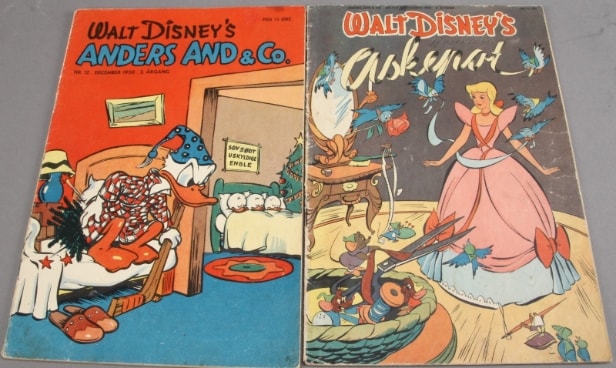 Walt Disney's Anders And & Co. Nr. 2, 3, 4 fra årgang 2 1950 samt Nr. 8, 9, 10, 11, 11B og 12. 2. årgang, 1950 (9)