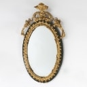 Gilded and painted mirror - 18th/19th century