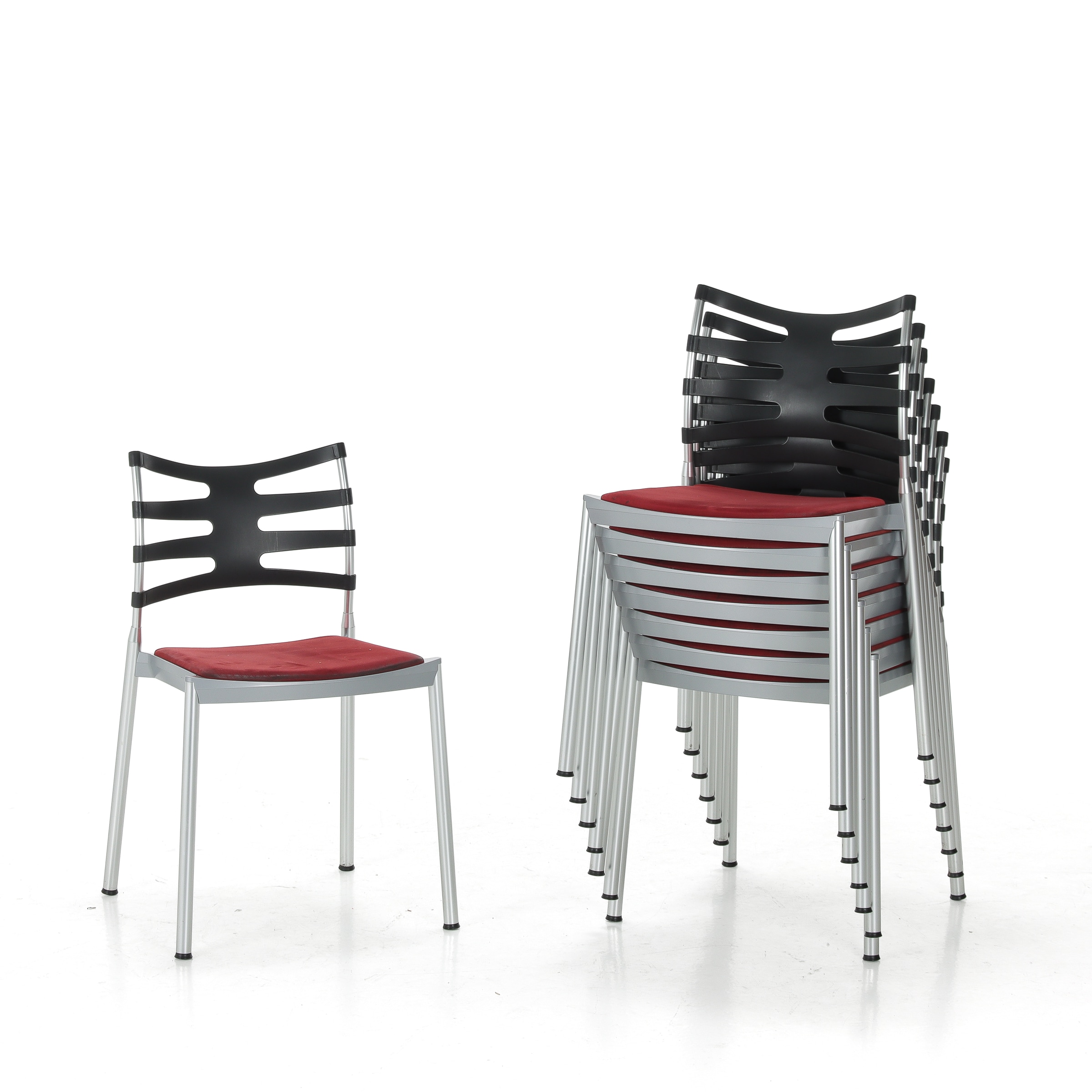 Kasper Salto. Eight chairs, model 'Ice' (8)