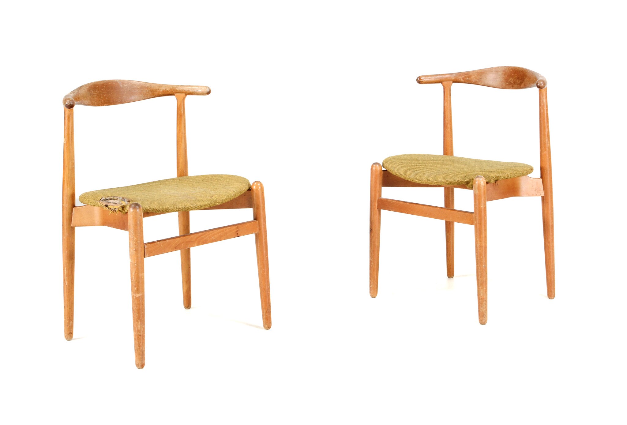 H.J. Wegner for Fritz Hansen. Pair of armchairs, model FH708 (2