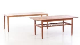 Severin Hansen m.fl. To sofaborde af teak og palisander, 1960'erne (2)