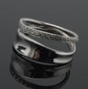 Georg Jensen, Marcia ring med brillanter, ca. 0.17 ct. 