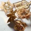 Georg Jensen. Golden Christmas / Christmas Collectibles. Samling juleuroer fra fra 1991,1996-2005, 2008, 2011 & 2013 (15)