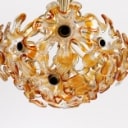 Paolo Venini. Italian flower-shaped chandelier from the 60s