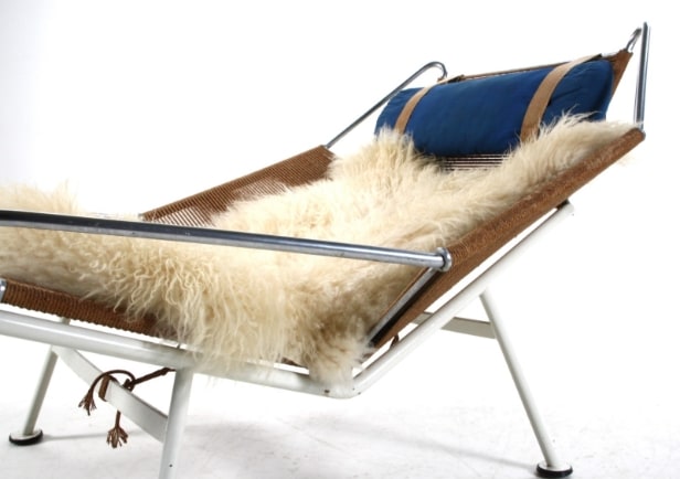 Hans J. Wegner. Flagline chair / Flag Halyard chair, Getama GE-225, 1960s