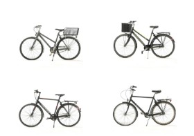 7347, 7348, 7349, 7350 - Collection bikes (4)