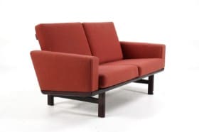 Hans J. Wegner. To-pers. sofa af egetræ, model 236/2