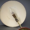  Christian Dell. Kaiser bordlampe, model 6782, rød