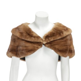 6951 - Kopenhagen Fur. Stola af mink. str. Onesize