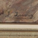 Jakob Jung, 'Dorfweg mit Figurenstaffage und Gebäuden', Ölgemälde Diese Ware steht erneut zur Auktion unter der Warennummer 

2940144