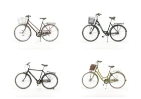 7187, 7189, 7175, 7182 - Samling cykler (4)