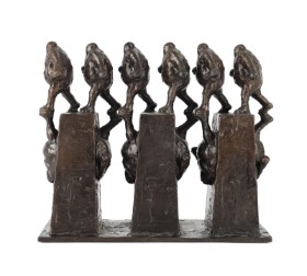 Keld Moseholm. 'To be or not be'. Skulptur af bronze (cd)