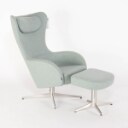 541. Brunstad. Armchair model Bella with footstool (2)
