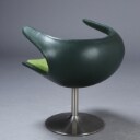 FurnID for Stouby. Lounge stol, model Frost, læder / uld