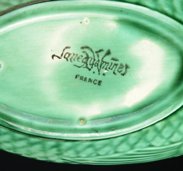 Fransk fajance, fiskestel. (13)