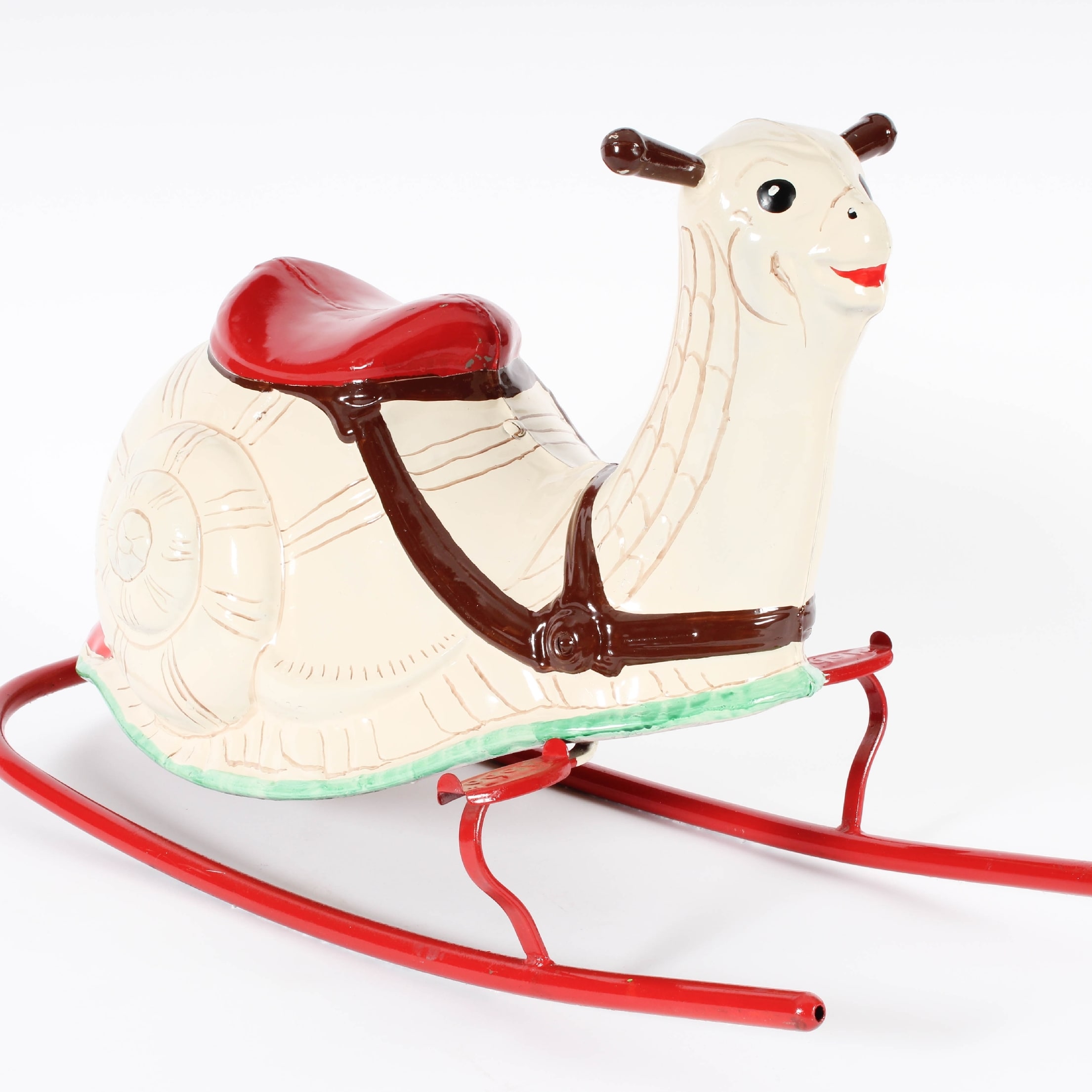Mobo Rocking snail made of painted metal | Lauritz.com