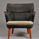 Kurt Olsen. Lænestol samt trepers. sofa, 1950'erne (2)