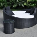 Mayfame. Havemøbler af sort polyrattan