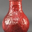 Kähler keramik. Svend Hammershøi vase i rød lustre 
