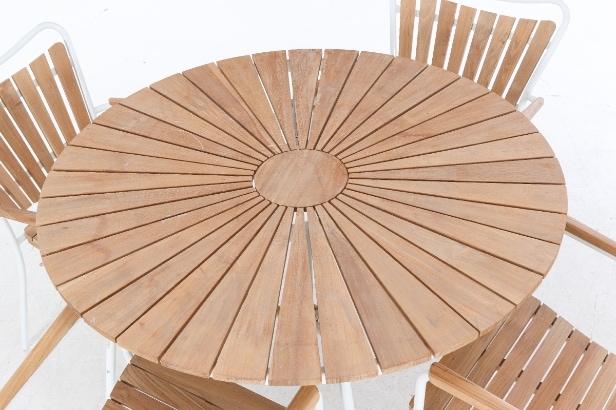 Cinas. Garden table and four chairs - Model Ellen (5)