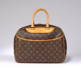 Louis Vuitton. 'Deauville' håndtaske af Monogram Canvas