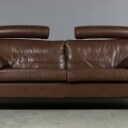 Jysk møbelværk. Tre-pers. sofa, model Athena, brunt læder