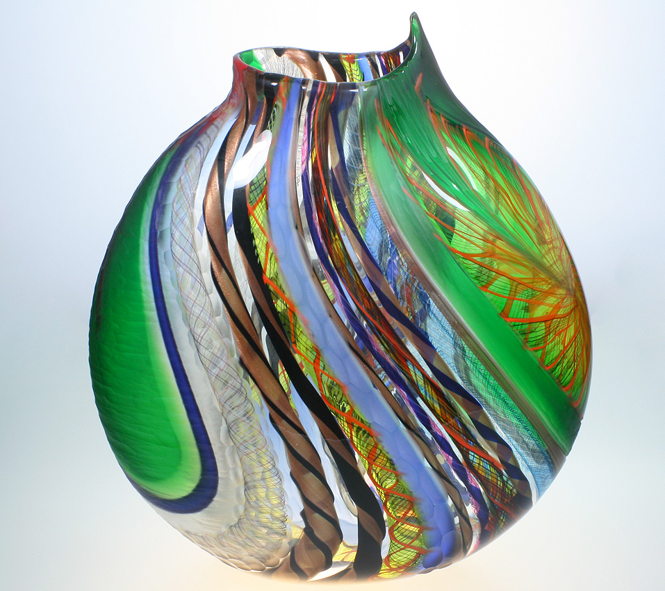 Gianluca Vidal, Murano (Italy), glass vase | Lauritz.com