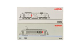 Märklin 3760+37672 Digital HO: Electric locomotive Series 460 and diesel locomotive Series 202 (2)