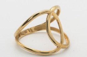 Ring of 8 kt. gold, size 49½