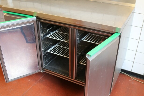 Rustfrit køkken/kølediske, Zanussi, Porkka (3)