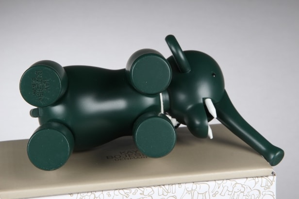 Kay Bojesen. Carlsberg grøn elefant limited edition, lavet i ca. 1500 stk