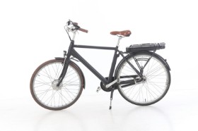 Mustang. August Electric. Men's - electric bike with 7 gears. Matt Black