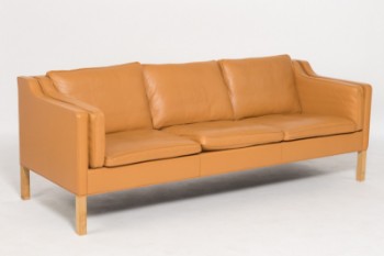 Børge Mogensen. Fritstående tre-pers. sofa. model 2213