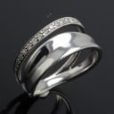 Georg Jensen, Marcia ring med brillanter, ca. 0.17 ct. 