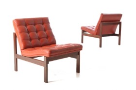 Ole Gjerløv Knudsen & Torben Lind. A pair of armchairs