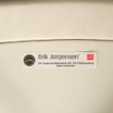 Hans J. Wegner 1914-2007. Armchair model EJ100 Oxchair with matching stool (2)