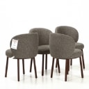 Note Design studio for Wendelbo : Sæt på fire spisebordsstol model ' Ovata dining chair' (4)