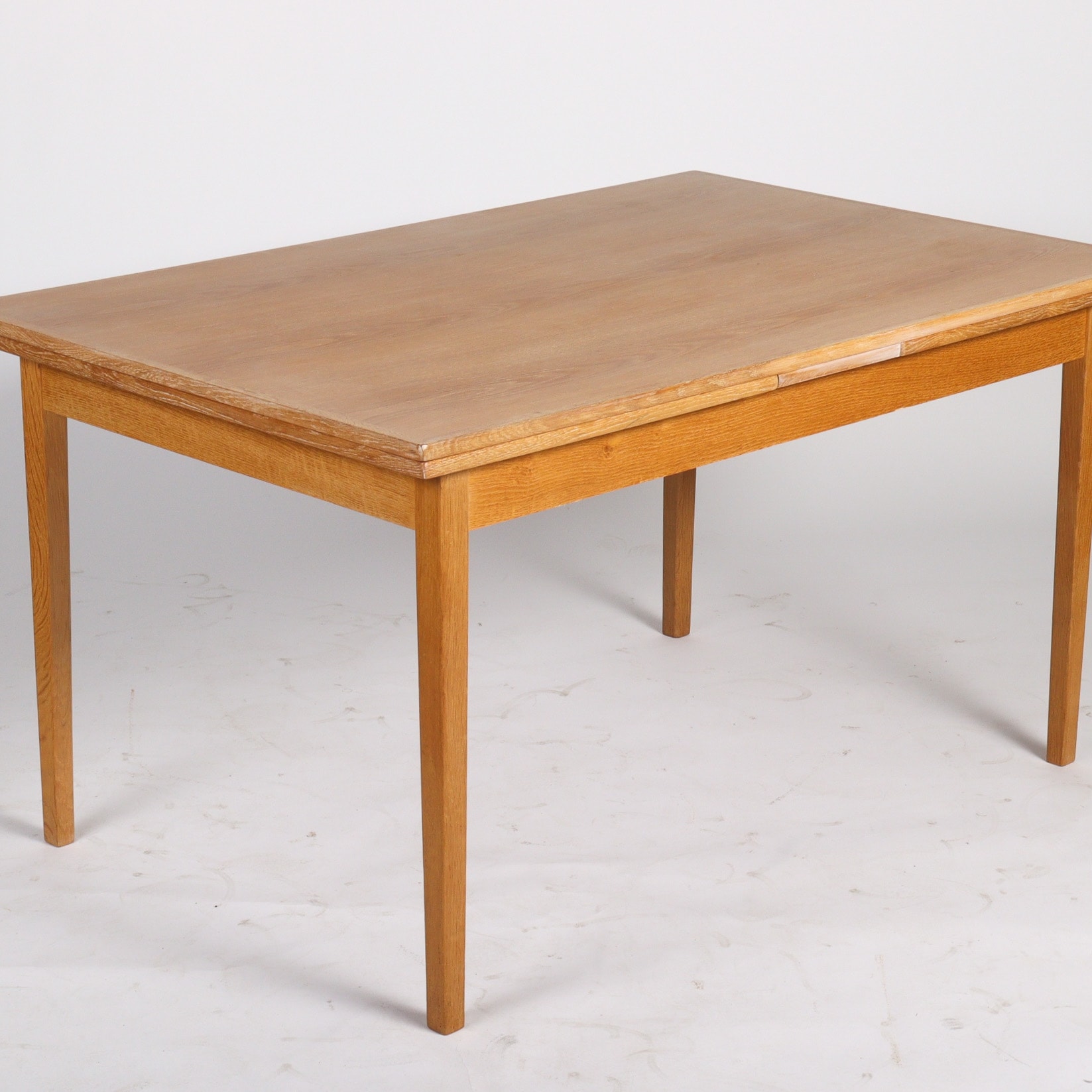 Danish furniture manufacturer, dining table with Dutch extension, oak ...
