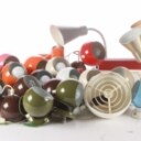 Dansk lampedesign. Samling diverse væglamper, 1960-70'erne (ca. 28 stk.)