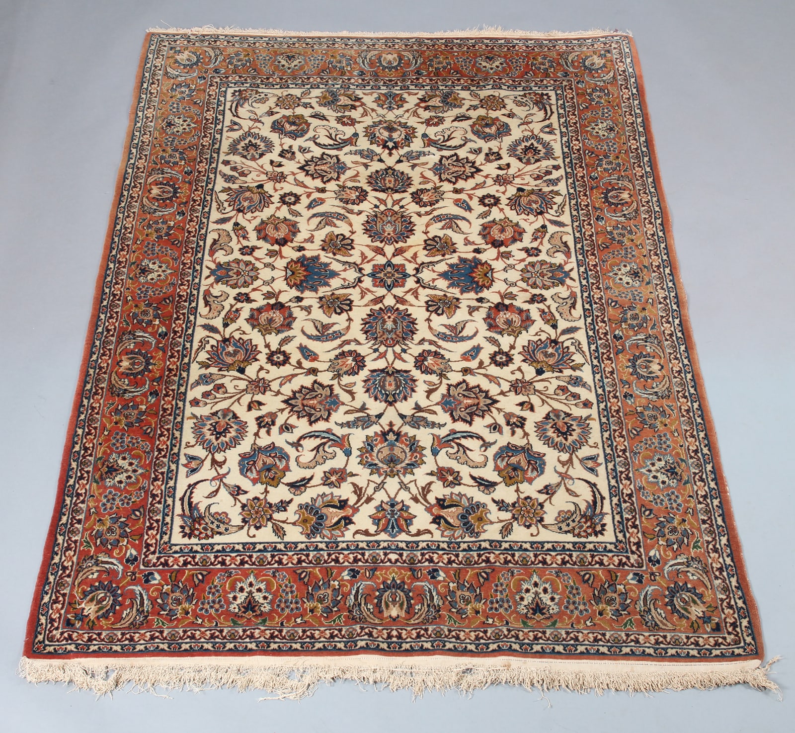 Genuine carpet. Persian Isfahan Najafabad 218 x 150 cm