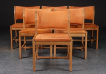 Børge Mogensen for Fredericia Stolefabrik. Sæt på seks spisestole, model BM 72 (6)
