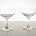 Efva Attling för Orrefors. Två champagneglas (2) 