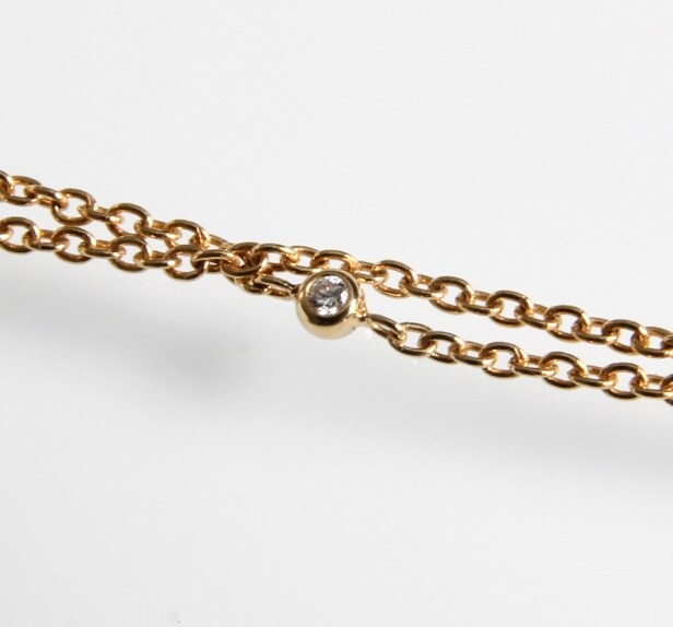Ole Lynggaard. 'Shooting Stars' necklace of 18 kt. gold