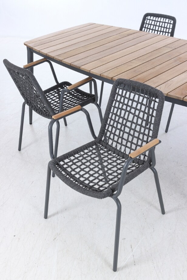Cinas. Havebord samt fire stole - Model Rio & Parc (5)