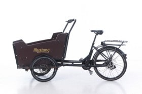 Mustang Cargo Electric el-ladcykel med 8 gear - Black