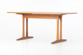 Børge Mogensen. Rectangular dining table / 'Shaker table' made of oak