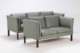 Dansk møbelproducent: Tre-pers. og to-pers. sofa (2)