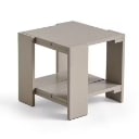 Gerrit Rietveld for HAY. Outdoor side table, L 49.5 cm, Crate Collection. Grey