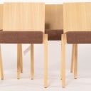 661. Matias Møllenbach & Nick Rasmussen for Audo Copenhagen. Fire spisestole model Ready Dining chair, egetræ (4)