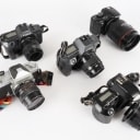 Canon, Nikkormat and others: A collection of cameras